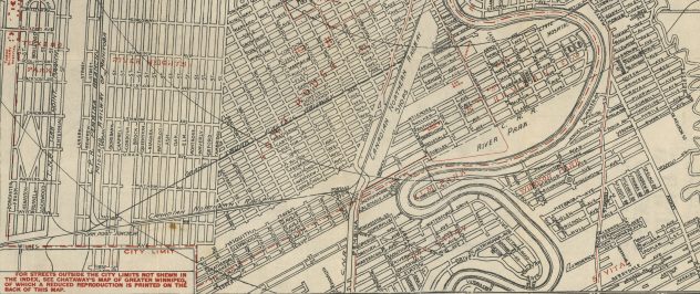 Chataway’s Map of Winnipeg New Edition (1919)